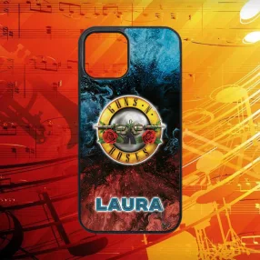 S vlastným menom - Gun's N Roses logo - iPhone obal 