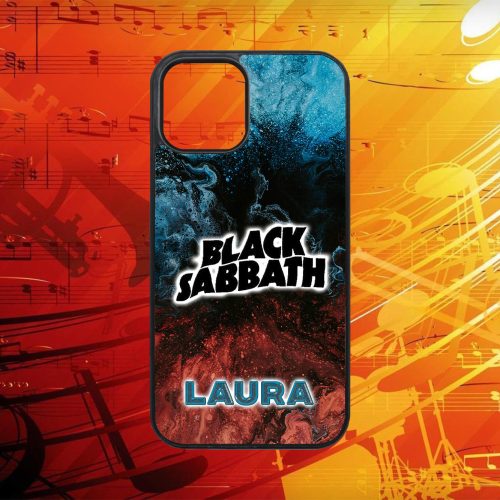 S vlastným menom - Black Sabbath logo - iPhone obal 
