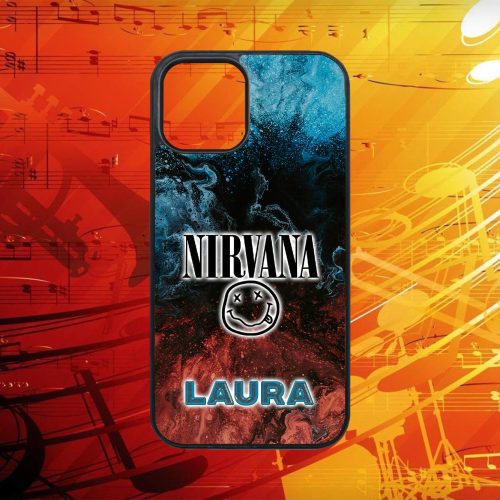S vlastným menom - Nirvana logo - iPhone obal 