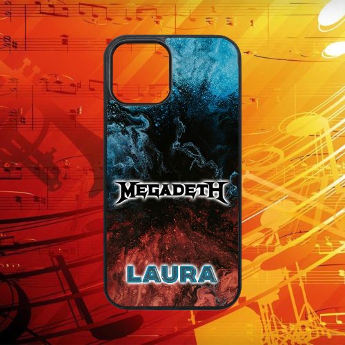 S vlastným menom - Megadeth logo - iPhone obal 