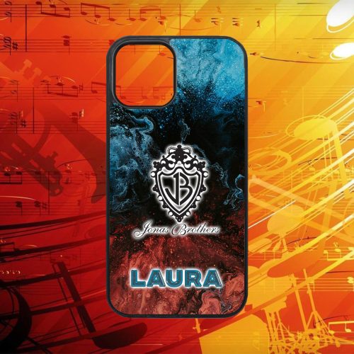 S vlastným menom - Jonas Brothers logo - iPhone obal 