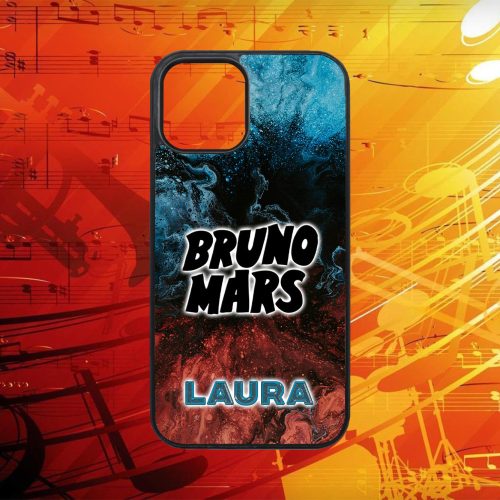 S vlastným menom - Bruno Mars logo - iPhone obal 