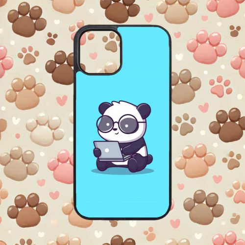 Medvedíky - Working Panda - iPhone obal 