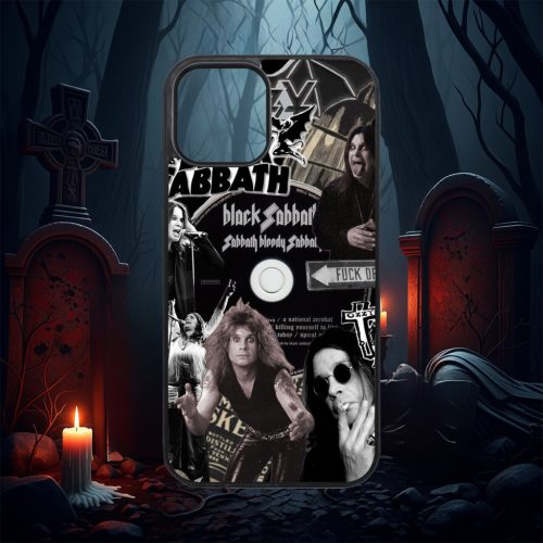 Black Sabbath – Ozzy koláž - iPhone obal 