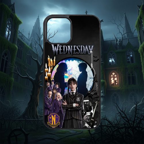 Wednesday - Wednesday Addams koláž - iPhone obal