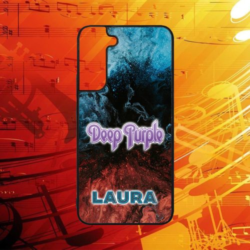 S vlastným menom- Deep Purple logo - Samsung obal