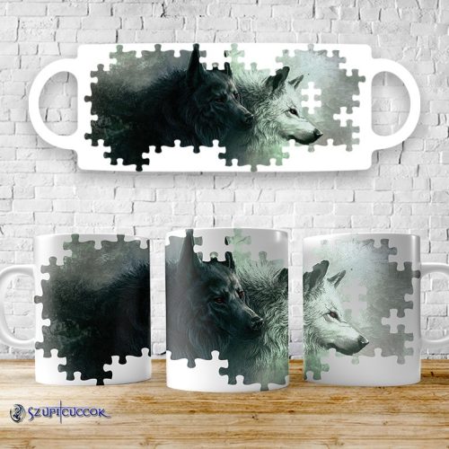 Hrnček Vlci puzzle