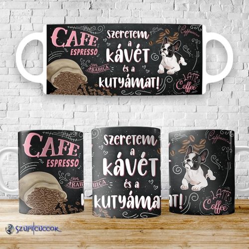 Hrnček Milujem kávu a môjho psa