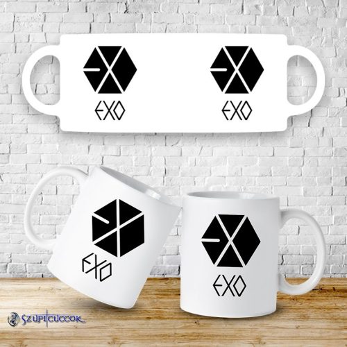 Hrnček Exo logo