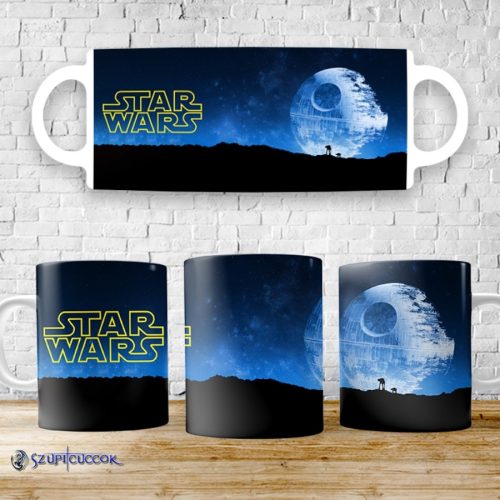 Hrnček Star Wars Silueta Hviezdy smrti