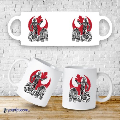 Hrnček Star Wars droids maľba