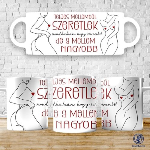 Hrnček Celým srdcom ťa milujem