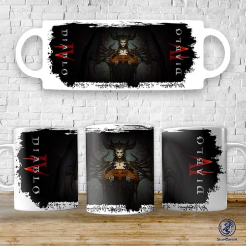 Hrnček Diablo IV. tmavá Lilith