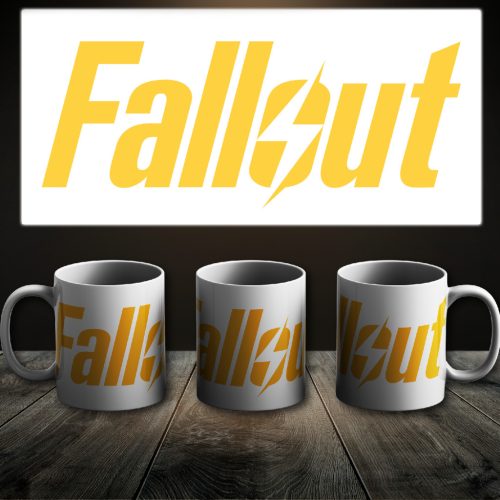 Hrnček Fallout logo