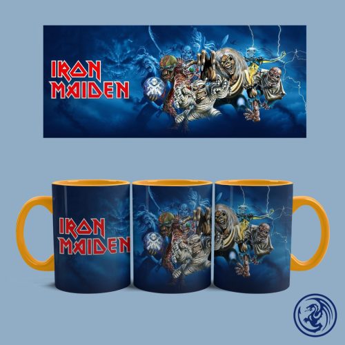 Hrnček Iron Maiden (Oranžový)