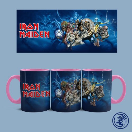 Hrnček Iron Maiden (Ružový)