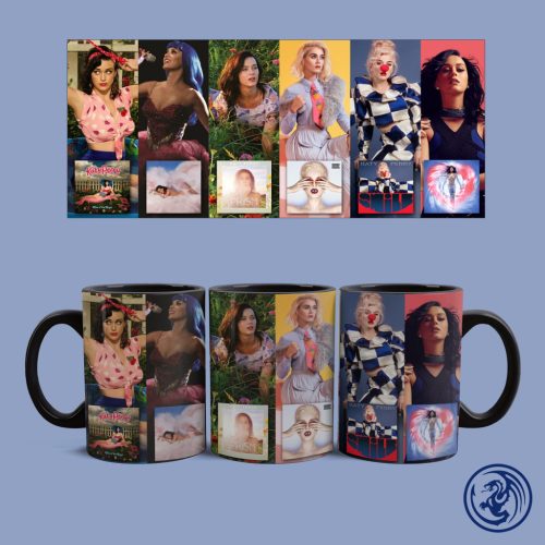 Hrnček Katy Perry - Albumy (Čierny)