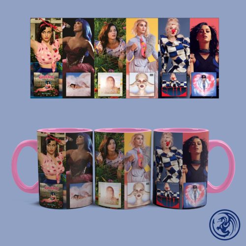 Hrnček Katy Perry - Albumy (Ružový)