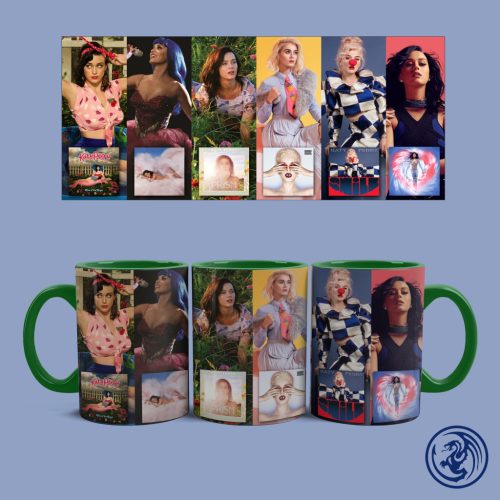 Hrnček Katy Perry - Albumy (Zelený)