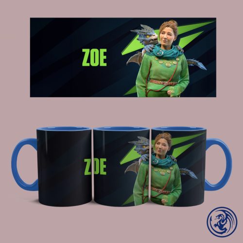 Hrnček Split Fiction - Zoe (Modrý)