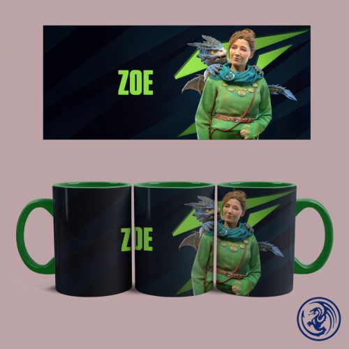 Hrnček Split Fiction - Zoe (Zelený)