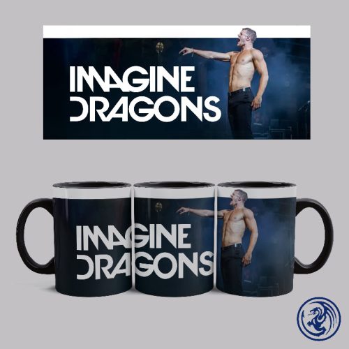 Hrnček Imagine Dragons - Dan Reynolds (Čierny)