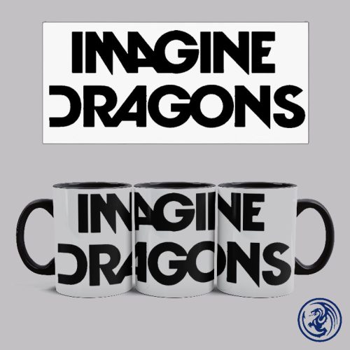 Hrnček Imagine Dragons logo (Čierny)