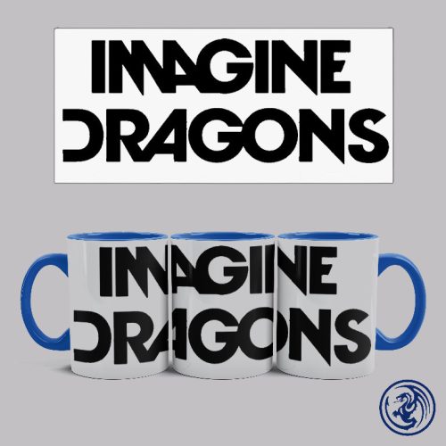 Hrnček Imagine Dragons logo (Modrý)