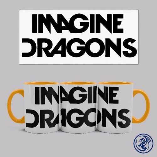 Hrnček Imagine Dragons logo (Oranžový)