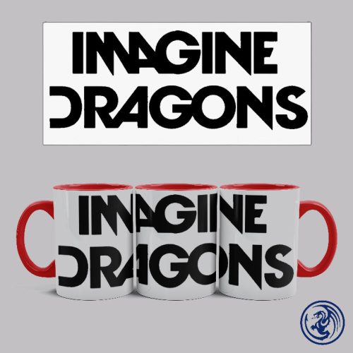Hrnček Imagine Dragons logo (Červený)