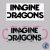 Hrnček Imagine Dragons logo (Ružový)