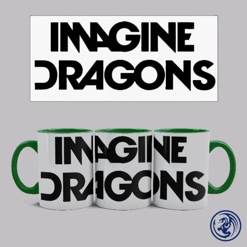 Hrnček Imagine Dragons logo (Zelený)