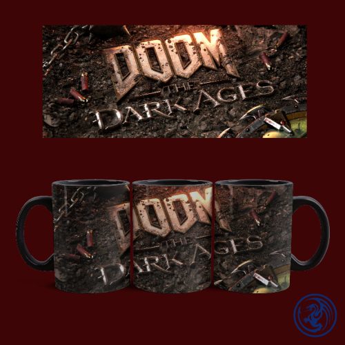 Hrnček Doom - The Dark Ages (Čierny)
