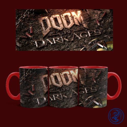 Hrnček Doom - The Dark Ages (Červený)