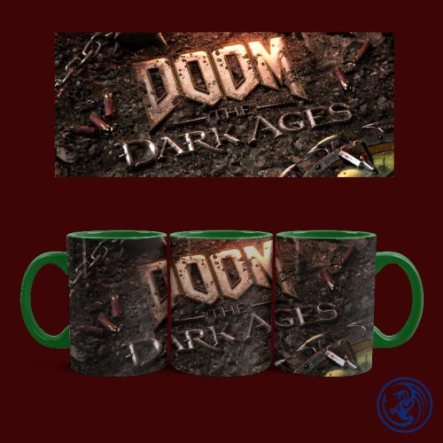 Hrnček Doom - The Dark Ages (Zelený)