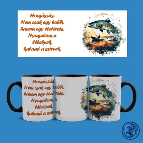 Hrnček Rybárčenie, nielen hobby (Čierny)