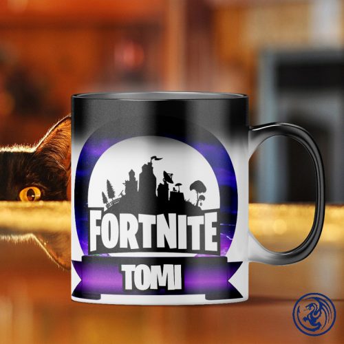 Hrnček Fortnite logo (Meniaci farbu)
