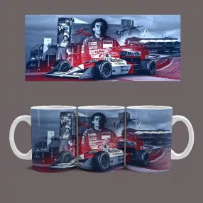 Hrnček Ayrton Senna (Biely)