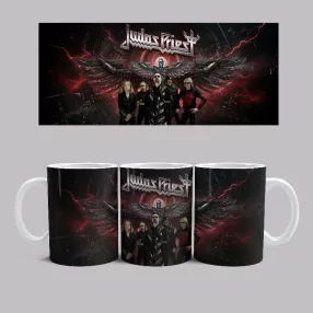 Hrnček Judas Priest band (Biely)
