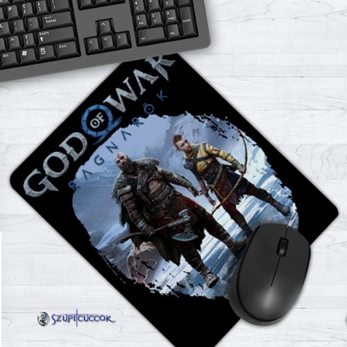 God of War - Ragnarök - Kratos a Atreus flexibilná podložka pod myš