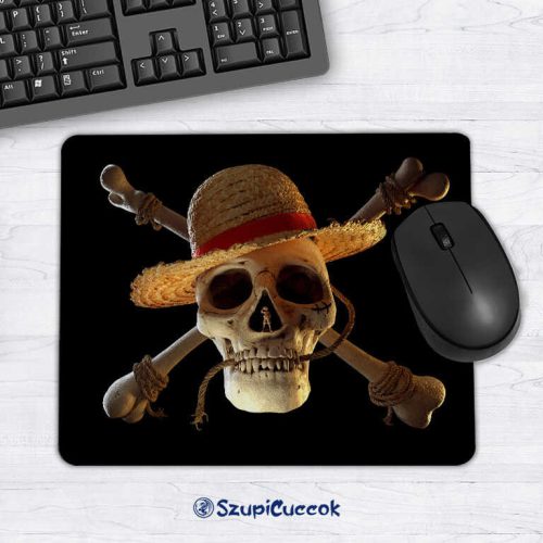 One Piece Skull flexibilná podložka pod myš