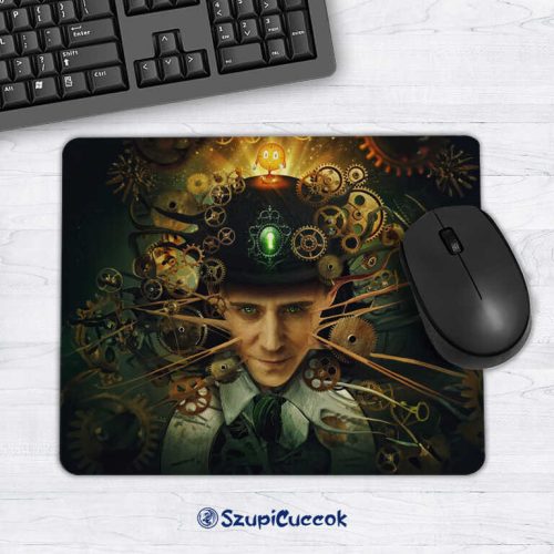Loki a Miss Minutes flexibilná podložka pod myš