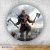 Assassin's Creed Eivor okrúhle sklenené nástenné hodiny