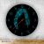 Dead Space logo okrúhle sklenené nástenné hodiny