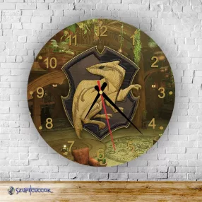   Hogwarts Legacy - Bifľomor okrúhle sklenené nástenné hodiny