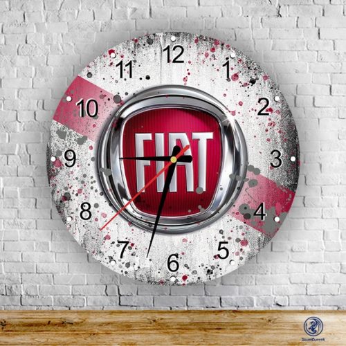 Fiat splash sklenené nástenné hodiny