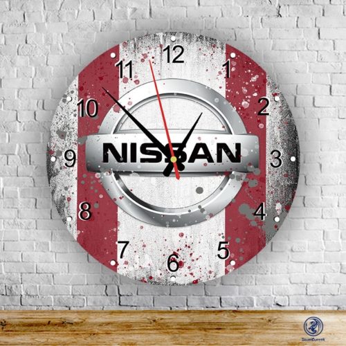 Nissan splash sklenené nástenné hodiny