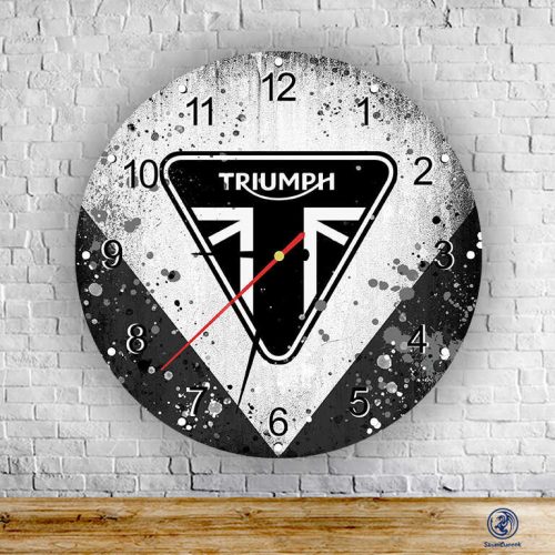 Triumph sklenené nástenné hodiny