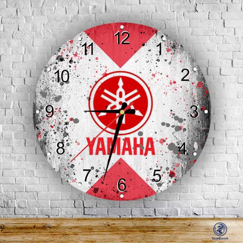 Yamaha sklenené nástenné hodiny