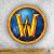 World of Warcraft okrúhle sklenené nástenné hodiny